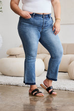 Hazel Blues® |  Judy Blue Release Hem Cropped Bootcut Jeans