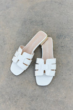 Hazel Blues® |  Weeboo Walk It Out Slide Sandals in Icy White