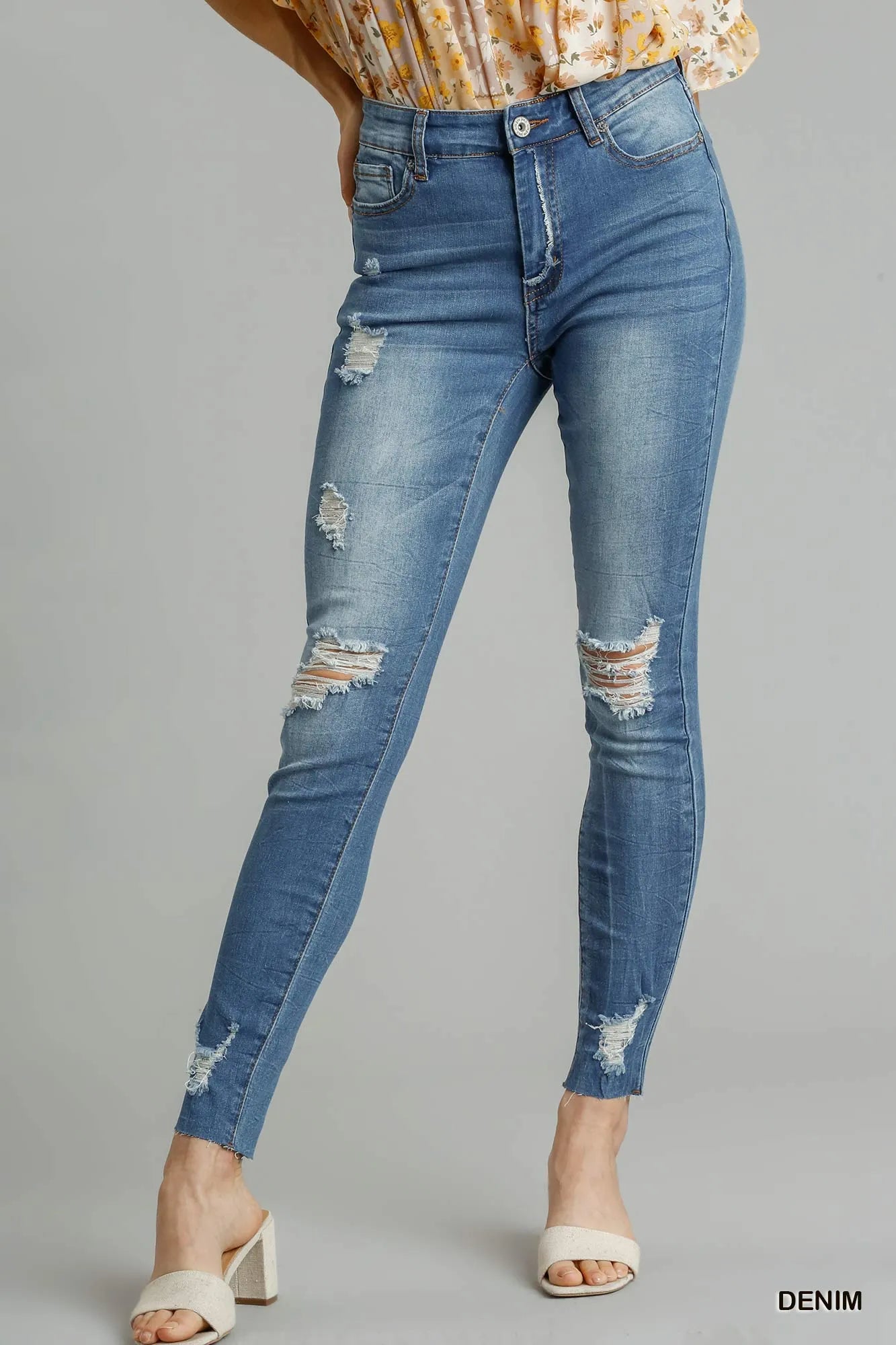 ボトムス MABLI Skinny Legs Sand Haze 2y ボトムス MABLI Skinny Legs Sand Haze 2y Minimal Distressed