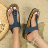 Hazel Blues® |  Toe Post Flat Sandals