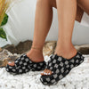 Hazel Blues® |  Plaid PU Leather Platform Sandals