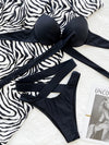Hazel Blues® |  Crisscross Halter Neck Bikini Set