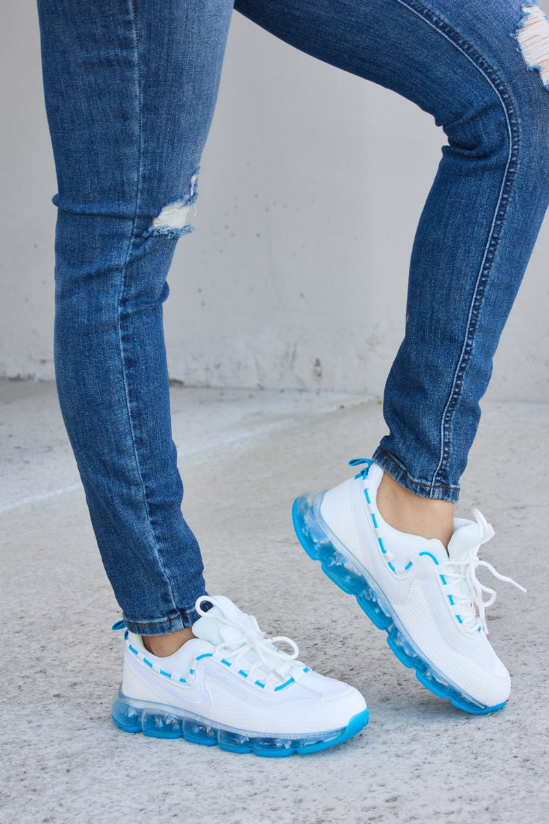 Hazel Blues® |  Forever Link  Lace-Up Air-Cushioned Athletic Shoes