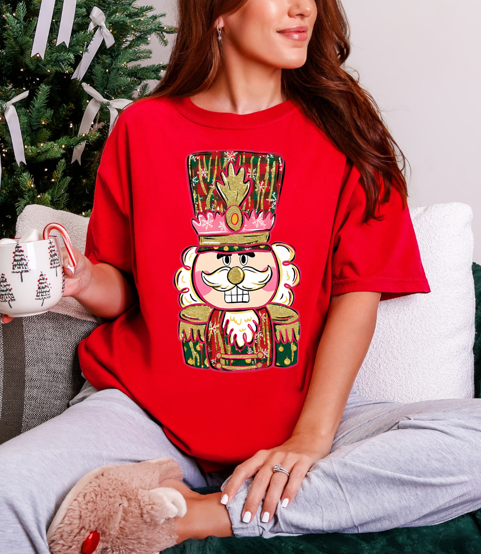 Hazel Blues® Holiday Nutcracker Graphic Tee and Sweatshirt