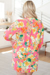 Hazel Blues® |  Lizzy Dress in Hot Pink and Yellow Floral
