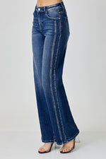 Hazel Blues® |  RISEN Mid Rise Straight Jeans