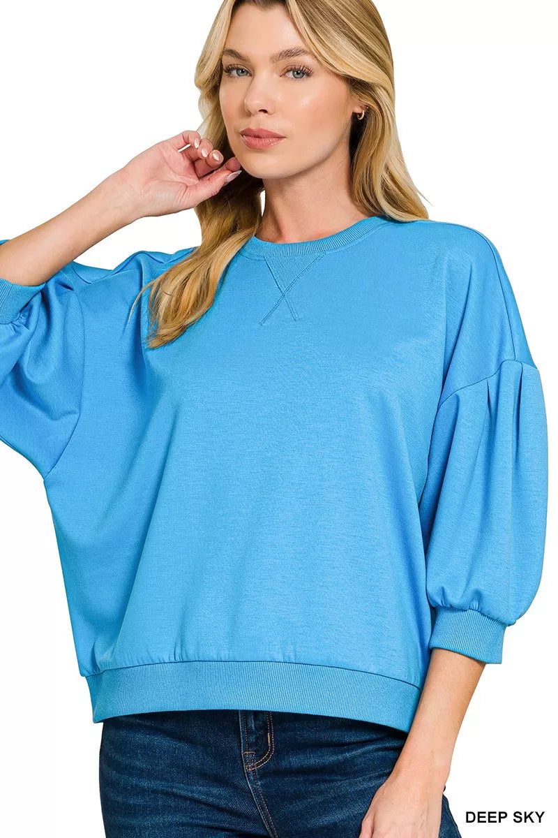 Zenana Scuba Dolman Sleeve Sweatshirt - Design D – Hazel Blues®