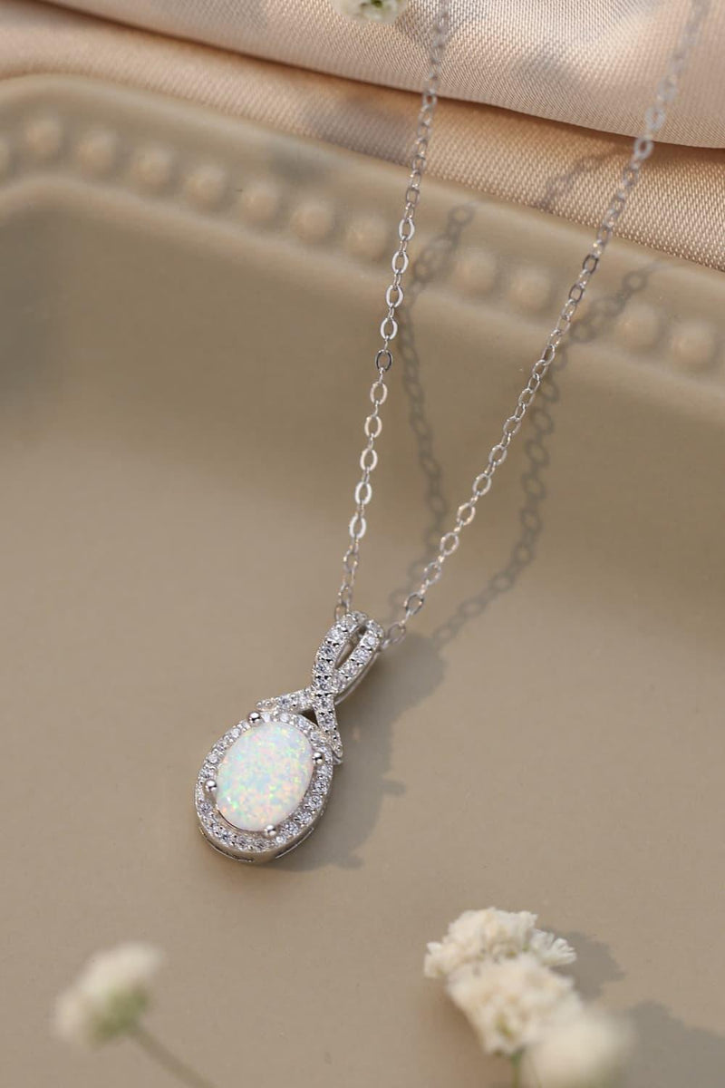 Hazel Blues® | Feeling My Best Opal Pendant Necklace - Hazel Blues®