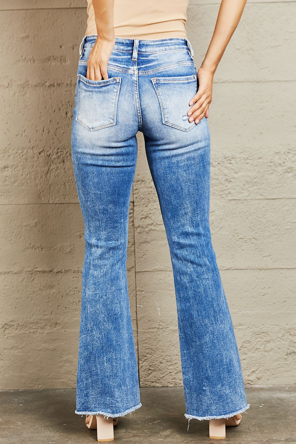 Hazel Blues® |  BAYEAS Izzie Mid Rise Bootcut Jeans