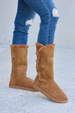 Hazel Blues® |  Forever Link Warm Fur Lined Flat Boots