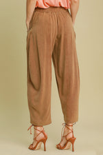 Hazel Blues® |  Umgee Elastic Waist Baggy Fit Pants with Pockets
