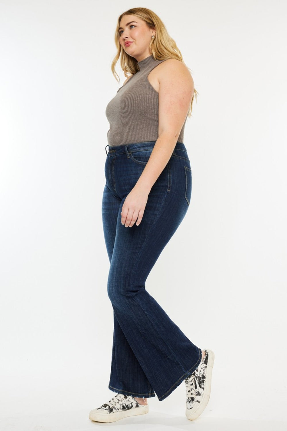 Hazel Blues® |  Kancan Mid Rise Flare Jeans