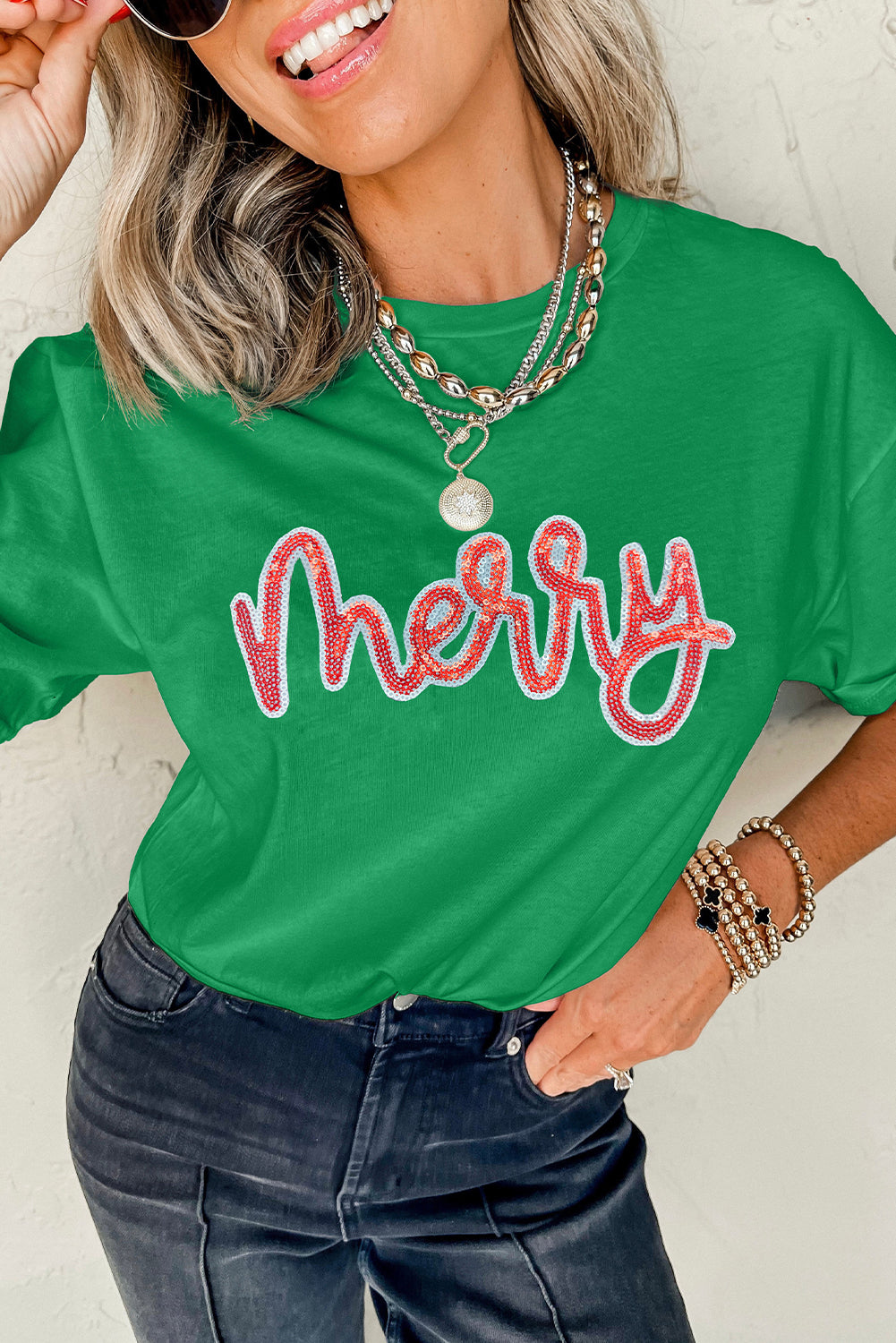 Holiday Honey Sequin T-Shirt
