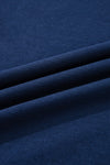 Hazel Blues® |  Evergreen Varsity Striped Detail Drop Shoulder Oversized Sweatshirt