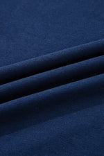 Hazel Blues® |  Evergreen Varsity Striped Detail Drop Shoulder Oversized Sweatshirt