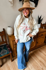 Hazel Blues® |  Ranch Girl Classic Crew Pullover