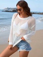 Hazel Blues® |  Openwork Dropped Shoulder Cover Up