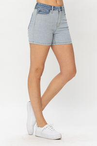 Hazel Blues® |  Judy Blue Color Block Denim Shorts