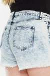 Hazel Blues® |  Kancan Distressed High Waist Denim Shorts