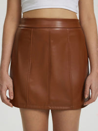 Hazel Blues® |  Mini Skirt with Zipper