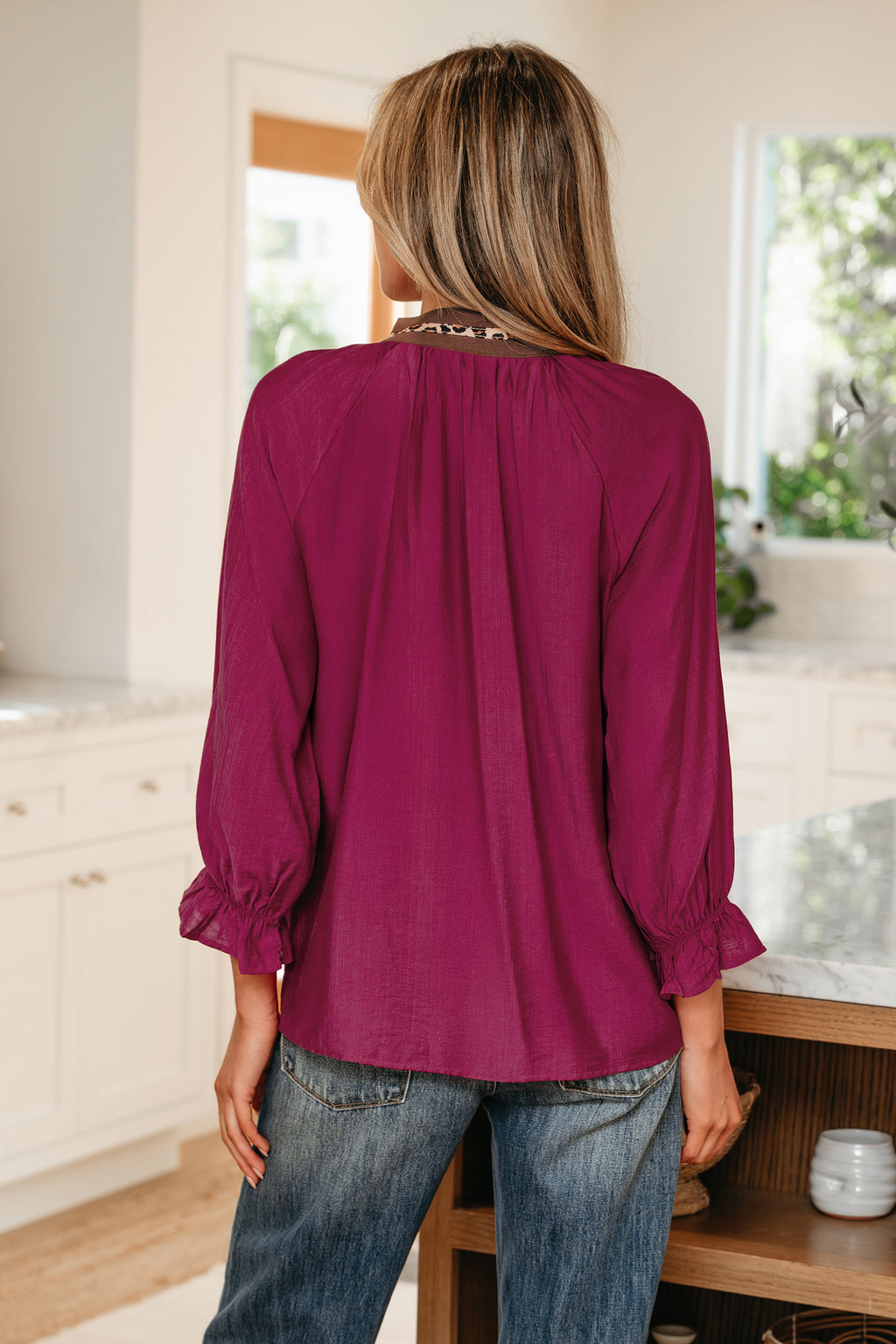 Georgia Rose Leopard Blouse