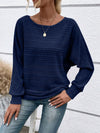 Hazel Blues® |  Round Neck Long Sleeve Top