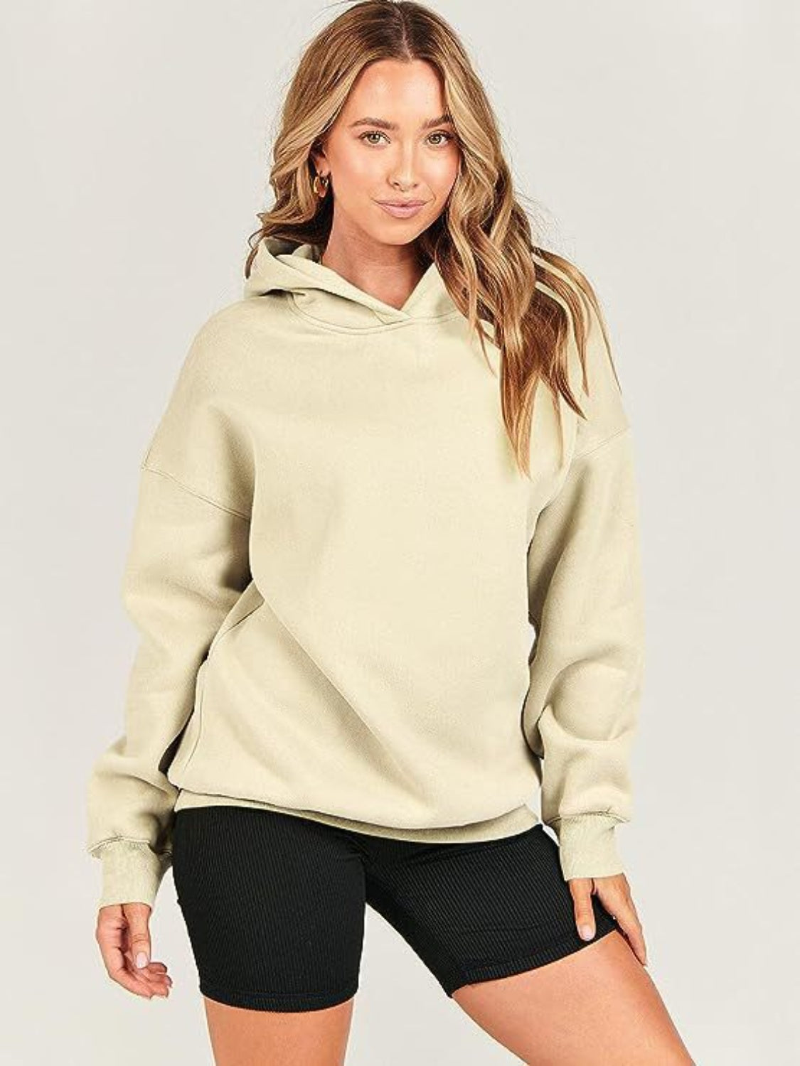 Hazel Blues® |  Dropped Shoulder Long Sleeve Hoodie