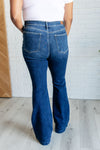 Hazel Blues® |  Mavis High Rise Side Seam Detail Flare Jeans