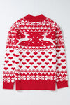 Hazel Blues® |  Christmas Element Turtleneck Long Sleeve Sweater