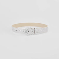 Hazel Blues® |  Sequin PU Leather Belt