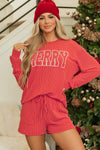 Hazel Blues® |  Corded MERRY Comfy Set