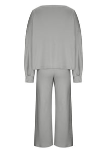 Hazel Blues® |  Round Neck Long Sleeve Top and Pants Set