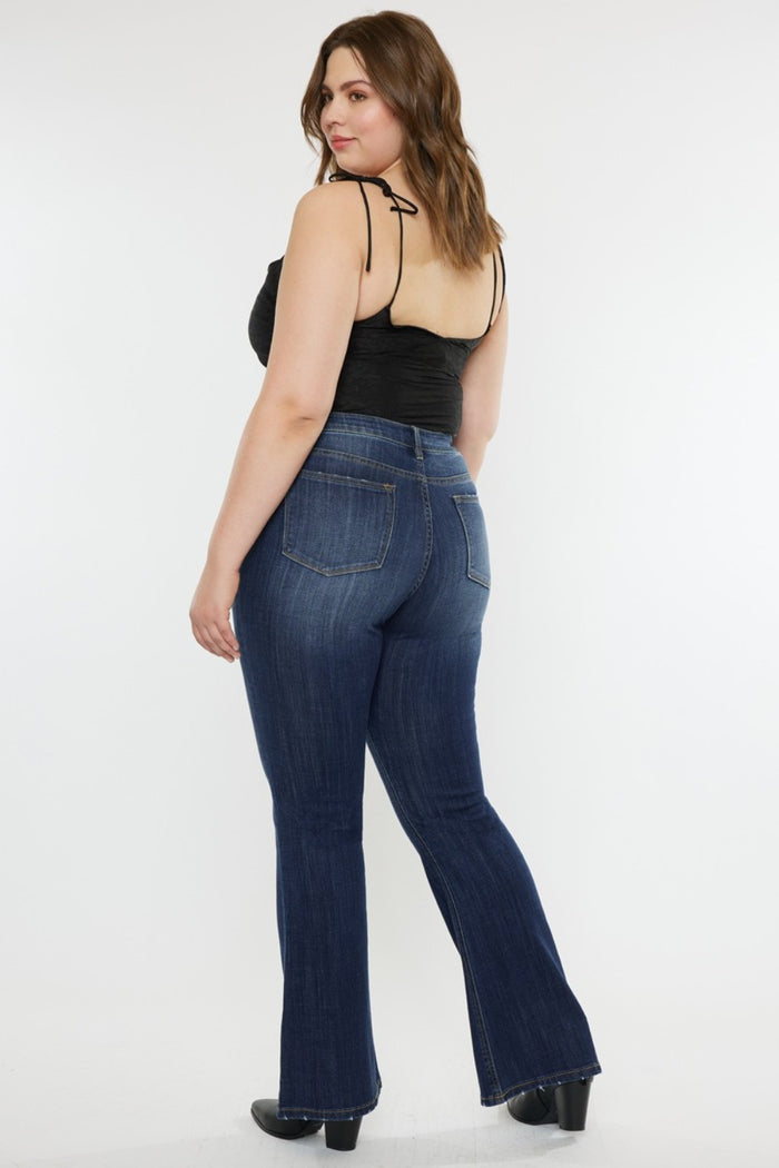 Hazel Blues® |  Kancan Mid Rise Slim Flare Jeans