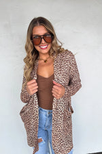 Hazel Blues® |  PREORDER: Camo & Cheetah Print Lola Cardigan