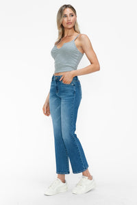 Hazel Blues® |  bytos Cat's Whiskers Mid Rise Ankle Jeans