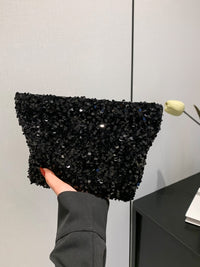 Hazel Blues® |  Sequin Clutch with Zipper