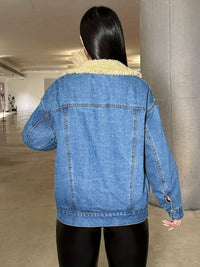 Hazel Blues® |  Snap Down Long Sleeve Denim Jacket