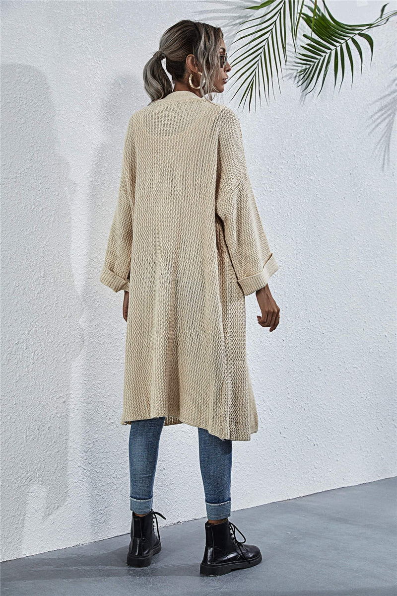 Hazel Blues® |  Open Front Long Sleeve Cardigan