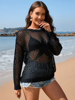 Hazel Blues® |  Openwork Dropped Shoulder Cover Up