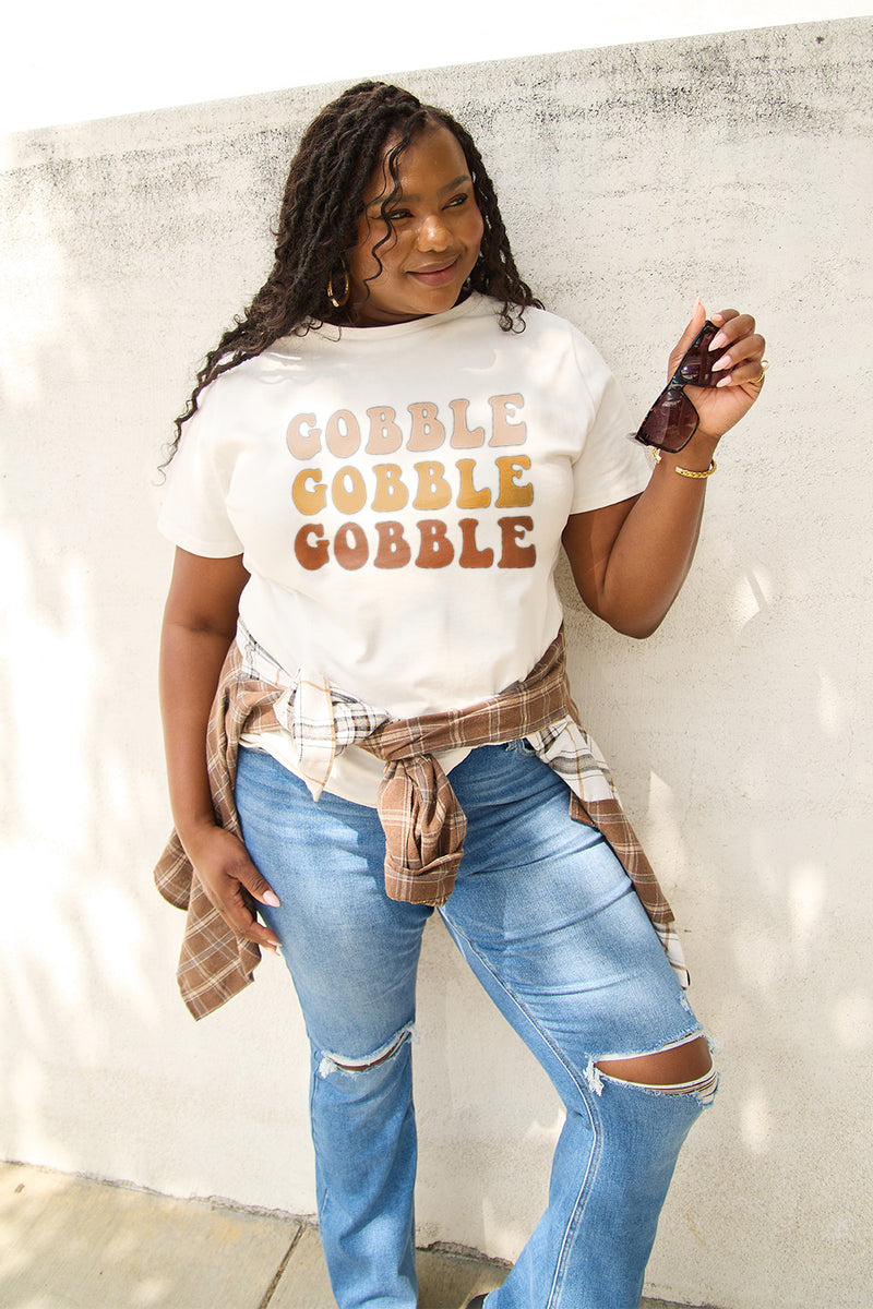 Hazel Blues® |  GOBBLE Short Sleeve T-Shirt