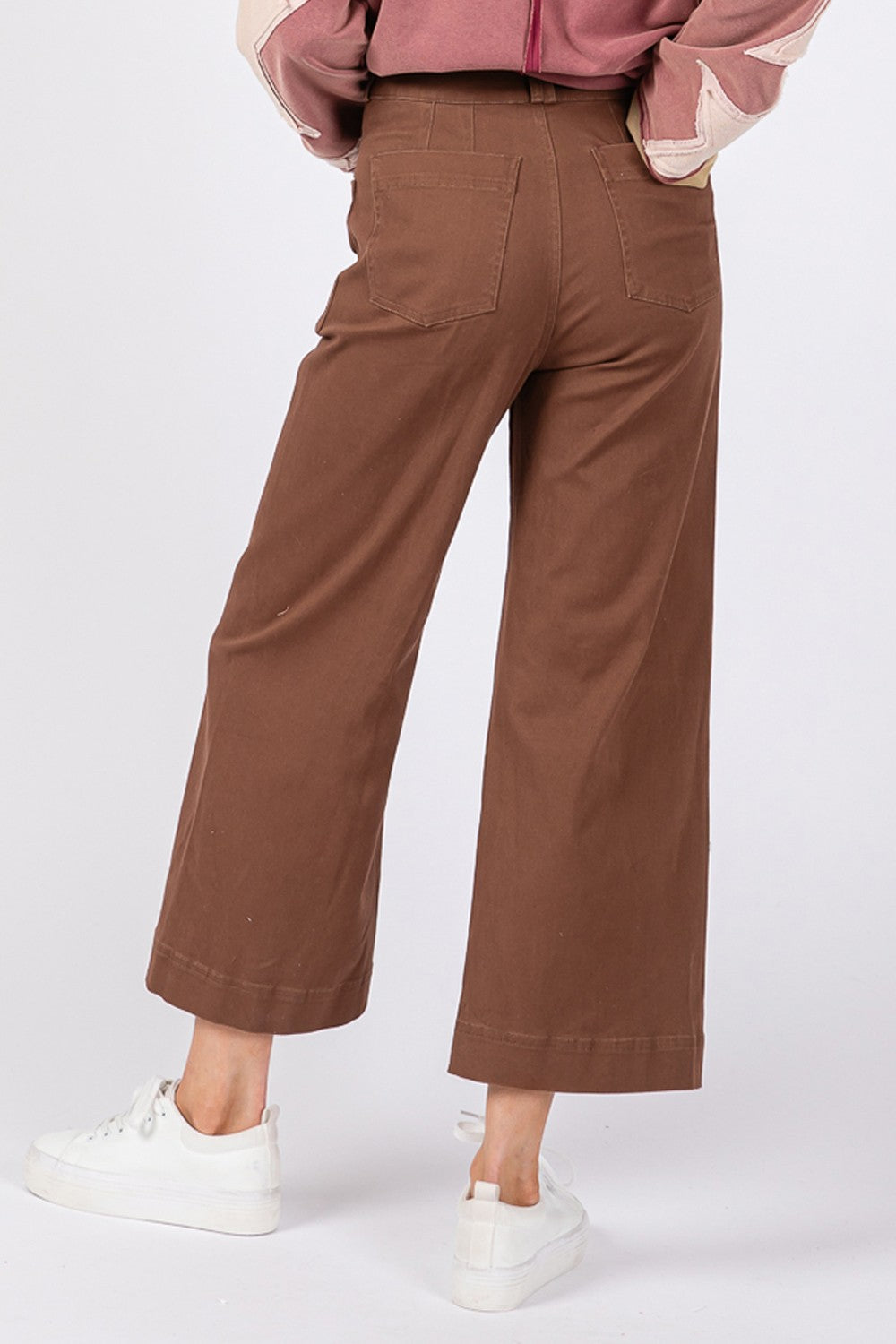 Hazel Blues® |  SAGE + FIG Wide Leg Cropped Pants