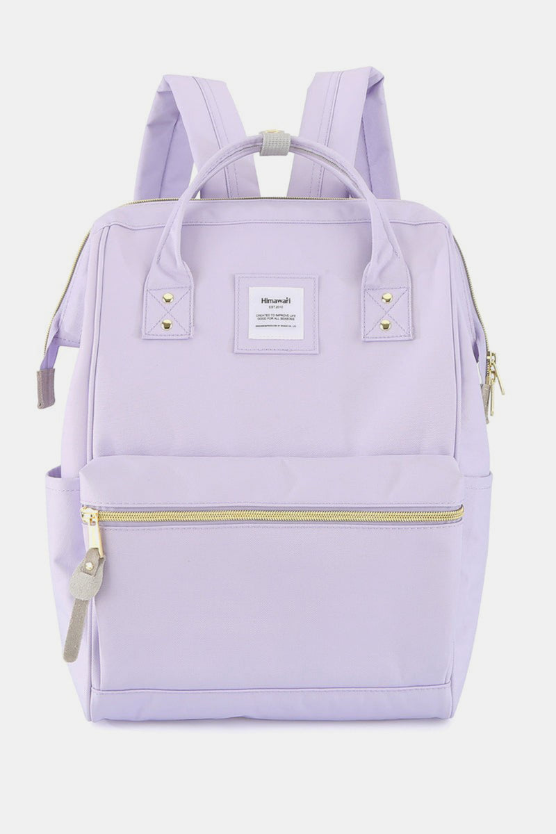 Hazel Blues® |  Himawari Waterproof Canvas Backpack Bag with Side Pockets