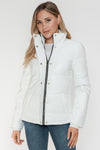 Hazel Blues® |  YMI Pocketed Zip Up Turtleneck Puffer Jacket