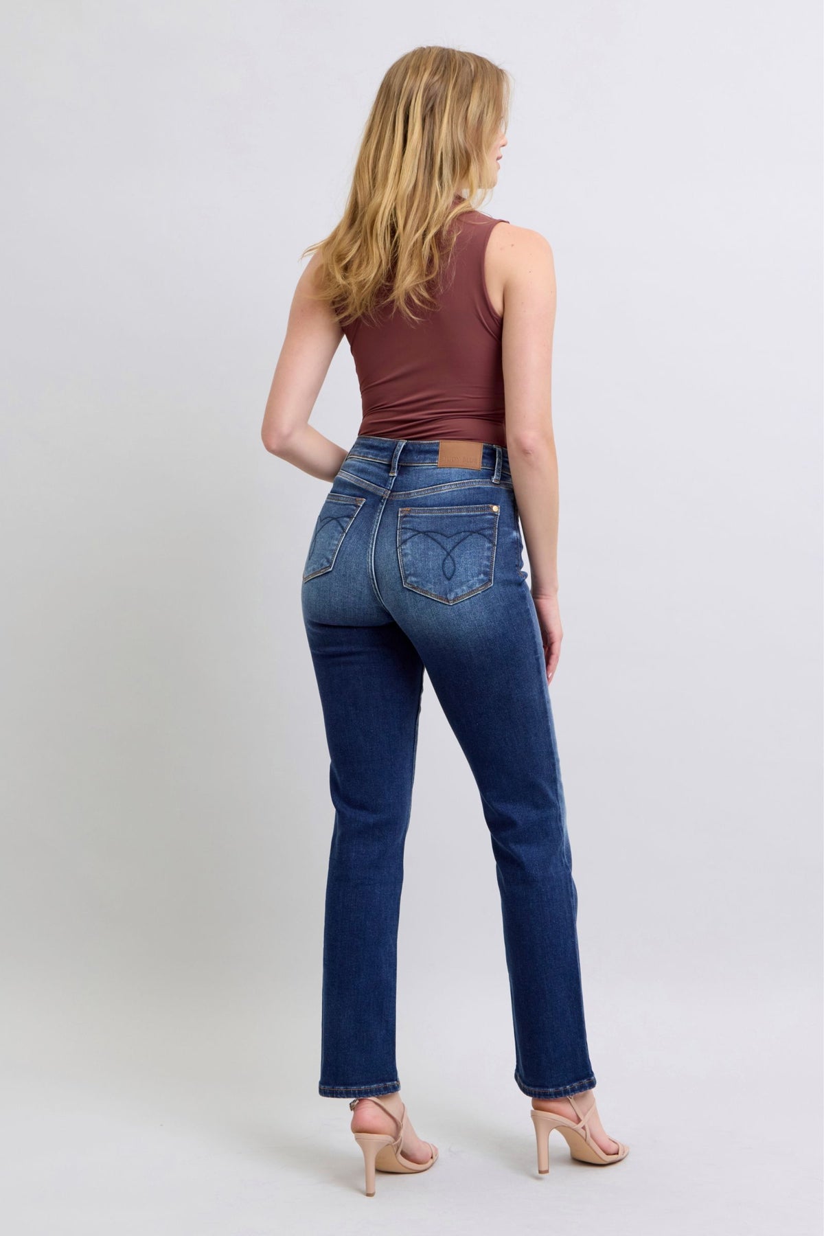 Hazel Blues® |  Judy Blue Washed Straight Leg Jeans with Pockets