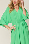 Hazel Blues® | Double Take Half Sleeve Wide Leg Jumpsuit