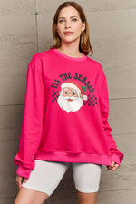 Hazel Blues® |  Santa Graphic Long Sleeve Sweatshirt