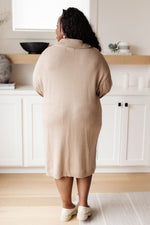 Hazel Blues® |  Bundled Beauty Turtleneck Sweater Dress