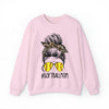 Hazel Blues® |  Softball Mom Leopard Graphic Sweatshirt