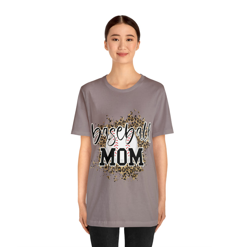 Hazel Blues® |  Baseball Mom Leopard Graphic Tee