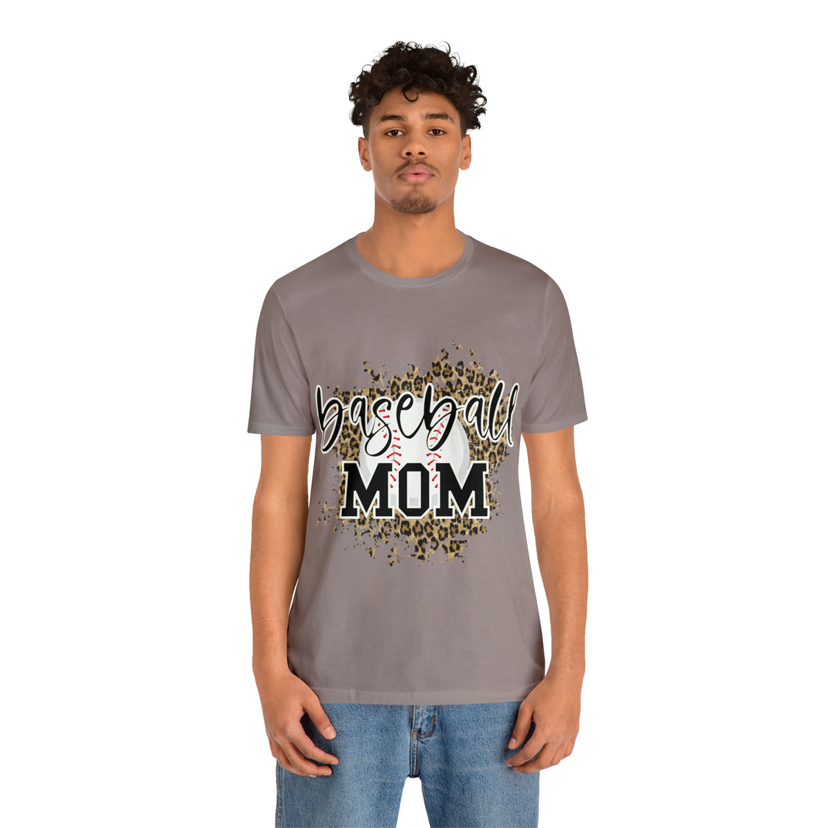 Hazel Blues® |  Baseball Mom Leopard Graphic Tee